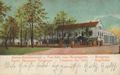 Morgenau, Ostpreu�en/Garten-Etablissement und Fests�le zum Rosengarten