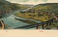 Alf (Mosel), Rheinland-Pfalz: Stadtansichten mit Br�cke