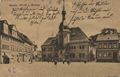 Apolda, Th�ringen: Marktplatz und Rathaus