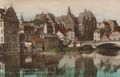 Marburg, Hessen/Lahnpartie mit Blick auf Universit�t und Schloss
