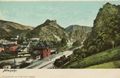 Altenahr, Rheinland-Pfalz: Stadtansicht mit Bahnhof