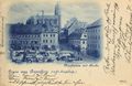 Annaberg-Buchholz, Sachsen: Marktplatz mit Kirche