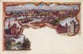 Aschaffenburg, Bayern: Stadtansicht mit Burg