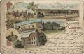 Lamsdorf, Schlesien/Lageransicht; M�nchener B�rgerbr�u; Stabsgeb�ude