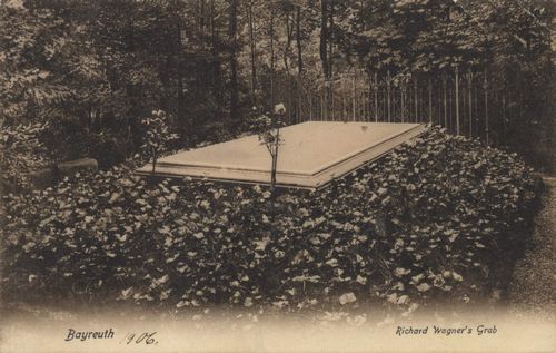 Bayreuth, Bayern: Richard Wagners Grab