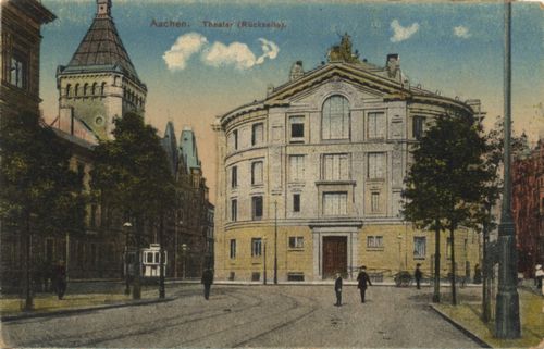 Aachen, Nordrhein-Westfalen: Theater (R�ckseite)