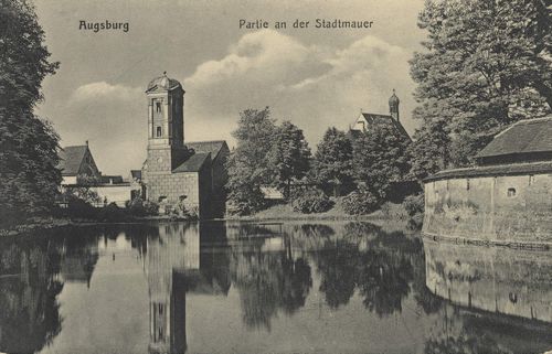 Augsburg, Bayern: Stadtmauer
