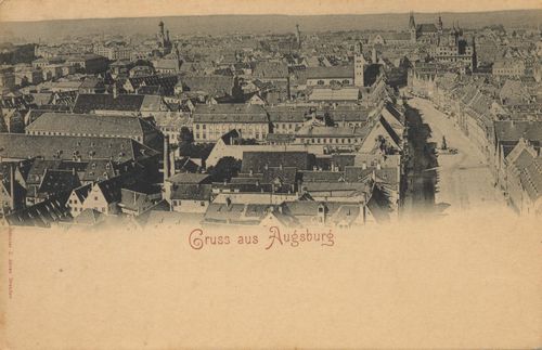 Augsburg, Bayern: Stadtansicht