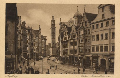 Augsburg, Bayern: Untere Maximilianstra�e