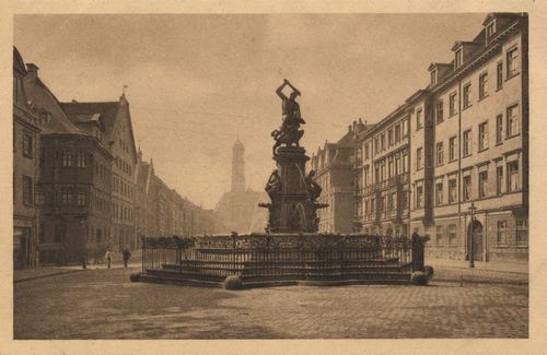 Augsburg, Bayern: Herkulesbrunnen