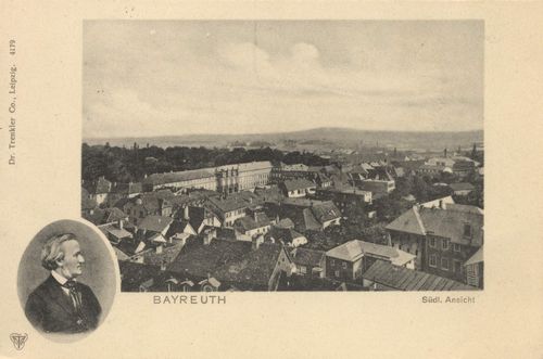 Bayreuth, Bayern: Stadtansicht S�den