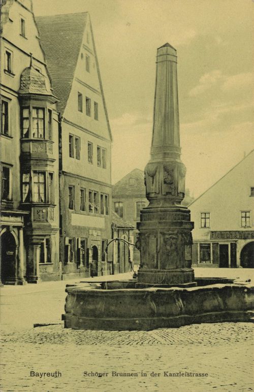 Bayreuth, Bayern: Brunnen in der Kanzleistra�e