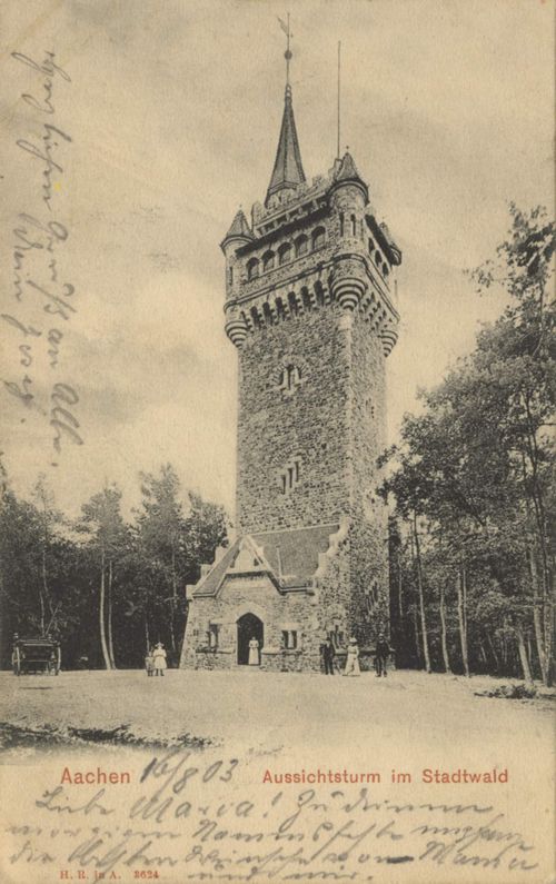 Aachen, Nordrhein-Westfalen: Aussichtsturm im Stadtwald