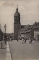 Annaberg-Buchholz, Sachsen: Annenkirche und grosse Kirchgasse
