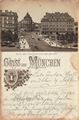 M�nchen, Bayern/Blick vom Karlstor nach dem Bahnhof