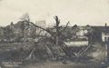 Feldzug 1914: Zerst�rte Kirche in Doutrien