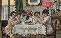Frauen am Kaffeetisch