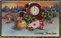 Hufeisen, Klee, Pilze, Geldsack