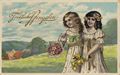 M�dchen mit Blumen