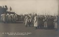 Einweihung des V�lkerschlachtdenkmals 1913: Prinzregent Ludwig schreitet Ehrenkompanie ab