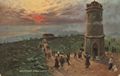 Wanderer bei Sonnenaufgang