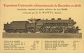 Ausstellung Br�ssel 1910, Lokomotive vom Typ Pacific, gebaut von J. A. Maffei