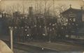 Gruppenportr�t Eisenbahnarbeiter