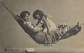 Frau in H�ngematte