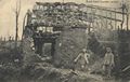 'Durch franz�sische Granaten zerst�rt'