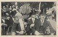 Kronprinz und Pr�sident Coolidge bei der Enth�llung der Ericksonstatue