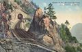 Eisenbahn Martigny-Chatelard zwischen Vernayaz und Salvan