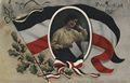Photo-Einsatzbild (Frauenportrait), 'Dein denk' ich immer'