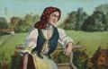 Melancholische B�uerin II