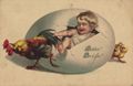 Ostern/Kinder/Baby steigt aus Eierschale