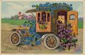 Automobil mit Blumen