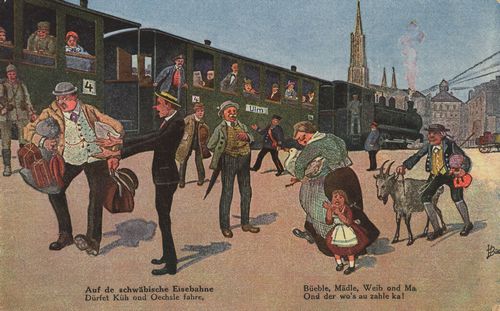 Auf der schw�bischen Eisenbahne IV