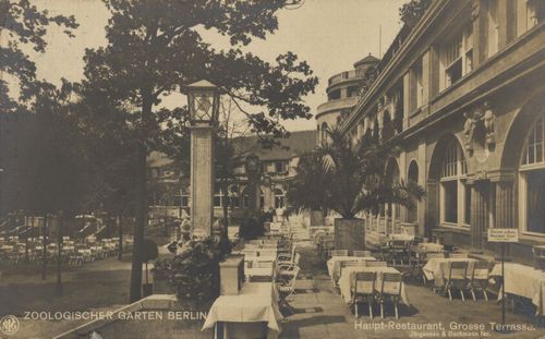 Hauptrestaurant, Grosse Terrasse
