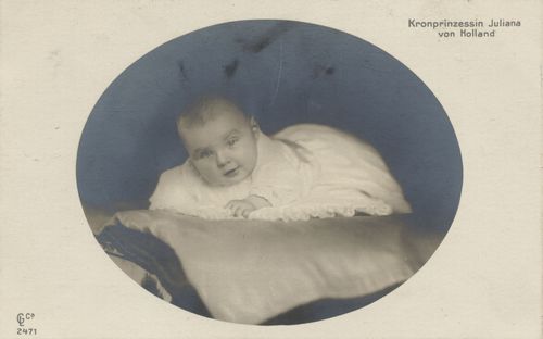 Kronprinzessin Juliana als Baby