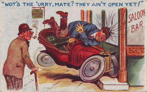 'Wot's the 'urry, mate?'