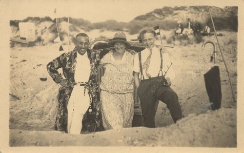 Familie in den D�nen
