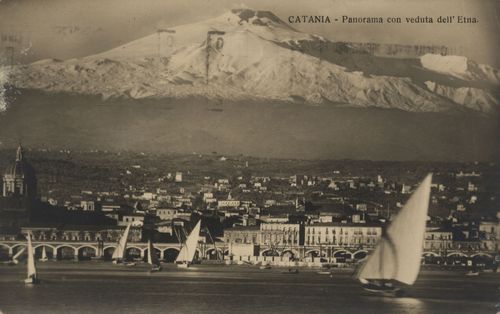 Ansicht mit Catania (Sizilien)