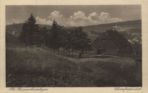 Ehrenfriedersdorf, Alte Bergwerksanlagen