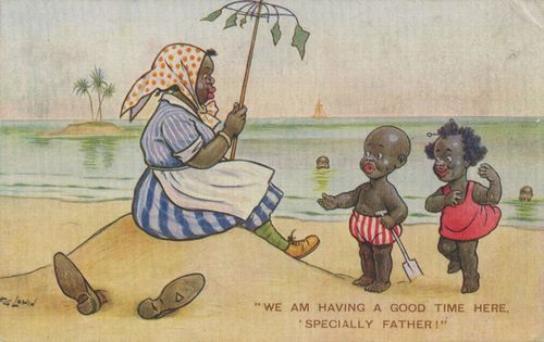 'We am having a good time here, 'specially father!'