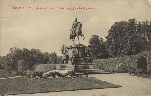 Schwerin, Denkmal des Gro�herzogs Friedrich Franz II.