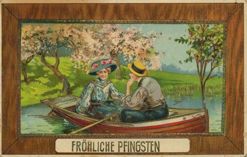 Paar im Boot