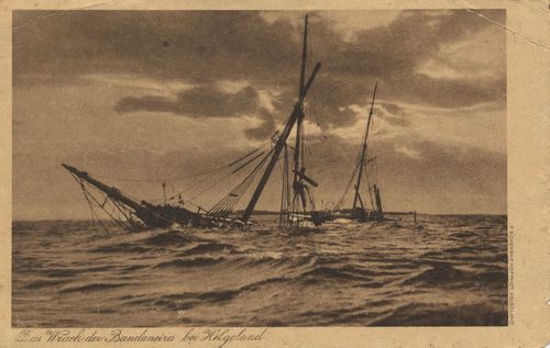 Wrack der Bandaneira bei Helgoland