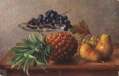 Trauben, Birnen, Ananas