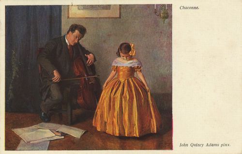 Cellospieler und Chaconne-T�nzerin