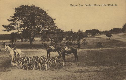 Meute der Feldartillerie-Schie�schule