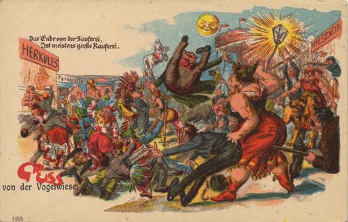 Dresdner Vogelwiese: 'Das Ende von der Sauferei...'